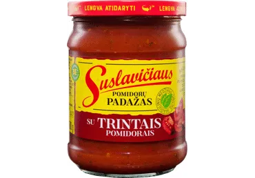 Trintų pomidorų padažas SUSLAVIČIAUS, 500 g