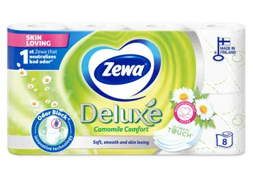 Tualetinis popierius ZEWA Pure White, 3 sluoksnių, 8 vnt., 20,7 m., 150 lapelių