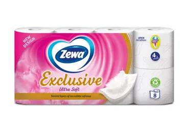 Tualetinis popierius ZEWA EXCLUSIVE ULTRA SOFT, 8 vnt.