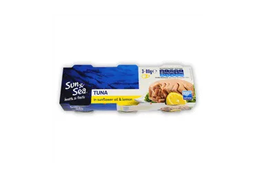 Tunai aliejuje SUN&SEA su citrinomis, 240 g