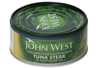Tunzivs steiks eļļā JOHN WEST 160g