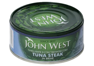 Tunzivs steiks savā sulā JOHN WEST 160g