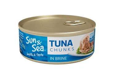 Tunų gabaliukai SUN&SEA savo sultyse, 160 g
