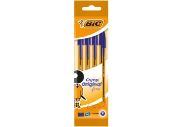 Tušinukai BIC (4 vnt., mėlyni), 4 vnt.