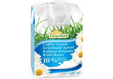 Saldais krējums FARM MILK UHT 10% 200ml