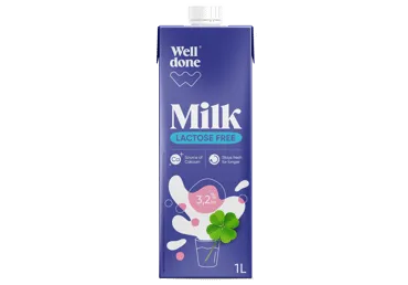 UAT pienas be laktozės WELL DONE, 3,2 % rieb., 1 l