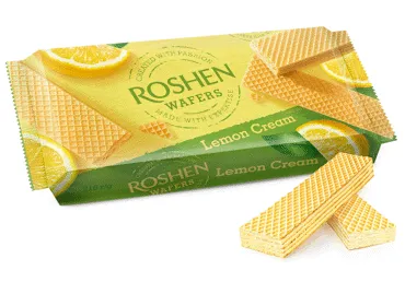 Vafeles ROSHEN ar citronu garšu, 216g