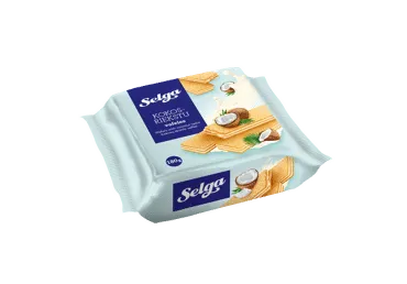 Kokosų skonio vafliai SELGA, 180 g