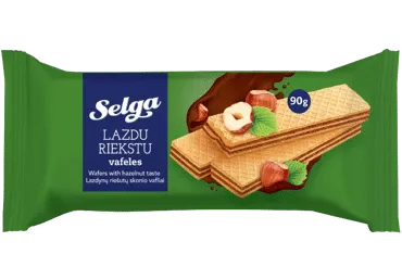 Vafeles Selga ar lazdu riekstiem 90g