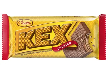 Vaflinis batonėlis KEX, padengtas pieniniu šokoladu, 60 g