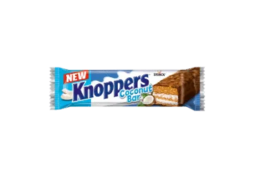 Vaflinis batonėlis KNOPPERS, kokosų skonio, 40 g