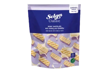 Vafliukai SELGA, vanilės skonio, 250 g