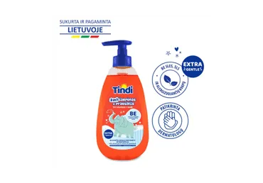 Vaikiškas šampūnas-prausiklis TINDI, 475 ml