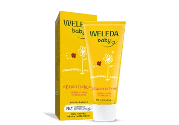 Vaikiškas veido kremas WELEDA su medetkomis, 50 ml