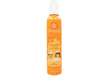 Vaikiškos dušo putos O'LYSEE, persikų ir abrikosų kvapo, 250 ml