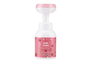 Vaikiškos putos rankoms ir kūnui prausti Avietė HISKIN KIDS, 300 ml