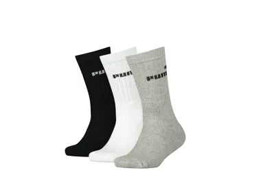 Bērnu sporta zeķes PUMA 35-38 3pāri baltas/pelēkas 