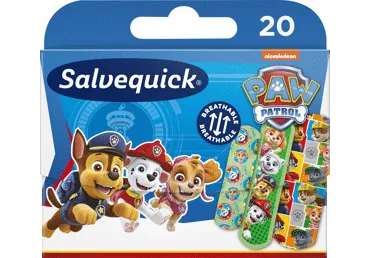 Vaikiškų pleistrų rinkinys SALVEQUICK PAW PATROLS, 20 vnt., 20 vnt.