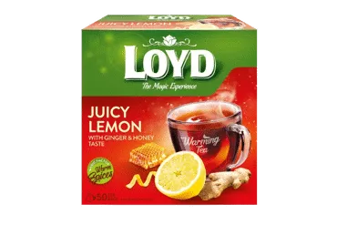 Zāļu tēja LOYD Warming ar citronu 50x2g