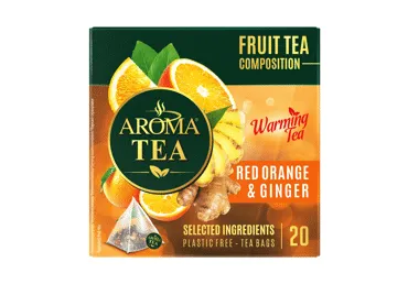Vaisinė apelsinų ir imbierų arbata AROMA TEA, 40 g