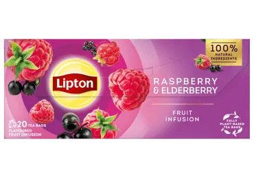 Augļu tēja LIPTON aveņu-plūškoka 20x1,6g