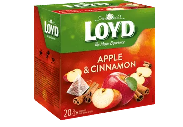 Augļu tēja LOYD ābolu-kanēļa 20x2,25g