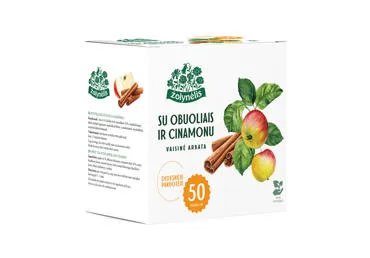 Vaisinė arbata ŽOLYNĖLIS su obuoliais ir cinamonu, 100 g