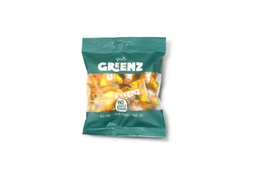 Vaisių ir sėklų užkandžiai RŪTA GREENZ su mangais, 110 g
