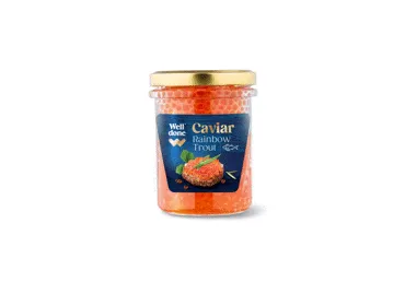 Vaivorykšinių upėtakių ikrai WELL DONE, 200 g