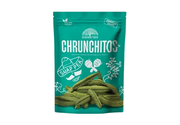 Kepintos žirnių ankštys vakuume CHRUNCHITOS, 45 g