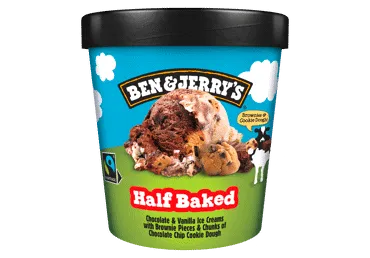 Valg. šokoladiniai ledai BEN&JERRY'S su šokolad. pyrago mase, 406 g