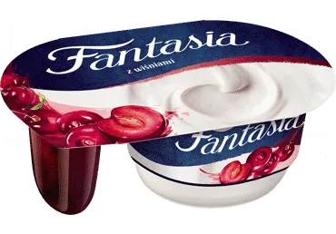 Jogurtas su vyšniomis FANTASIA, 5,3 % rieb., 118 g