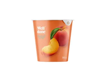 Jogurts WELL DONE persiku 5,1% 350g