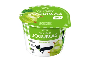 Jogurtas su agrastais VILKYŠKIŲ, 3,6 % rieb., 200 g