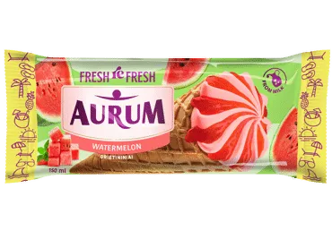 Saldējums AURUM ar arbūzu garšu 98g