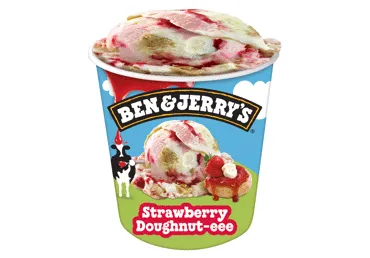 Valgomieji ledai BEN&JERRY'S, braškių skonio, 393 g