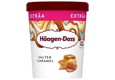 Valgomieji ledai HAAGEN DAZS su sūria karamele, 560 g