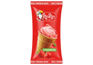 Valgomieji ledai KAR KAR, braškių skonio, 70 g