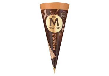 Valgomieji ledai MAGNUM, lazdynų riešutų ir šokolado skonio, 82 g