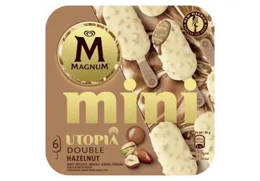 Saldējums Mini Double Hazelnut MAGNUM 6x46g