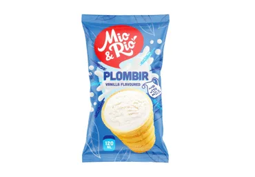 Valgomieji ledai MIO & RIO, vanilės skonio, 65 g