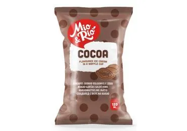 Valgomieji ledai MIO&RIO, kakavos skonio, 65 g