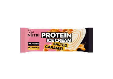 Valgomieji ledai NUTRI PROTEIN, su sūrios karamelės įdaru, 73 g