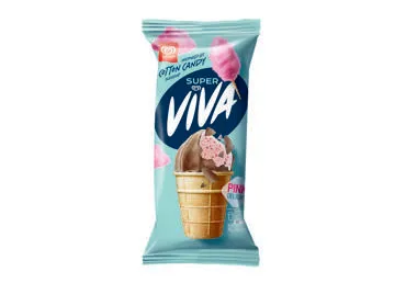 Valgomieji ledai SUPER VIVA, cukraus vatos skonio, 93 g