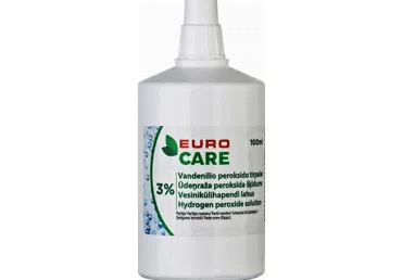 Vandenilio peroksidas EUROCARE, 3 %, 100 ml