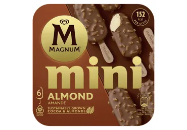 Saldējums Mini Almond MAGNUM 6x46g