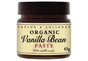 Vanilės ankščių pasta su sėklomis TAYLOR & COLLEDGE (ekologiška), 65 g