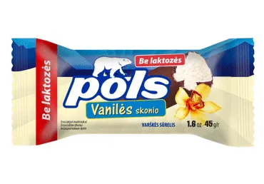 Vanilinis sūrelis be laktozės POLS, 23,6 % rieb., 45 g