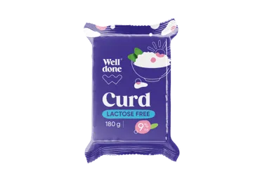 Biezpiens bez laktozes WELL DONE 9% 180g