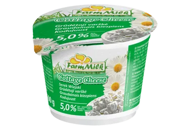 Varškė grūdeliais  Farm Milk, 500 g